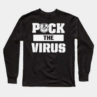 PUCK THE VIRUS Long Sleeve T-Shirt